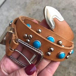 Vintage Southwestern Leather Belt